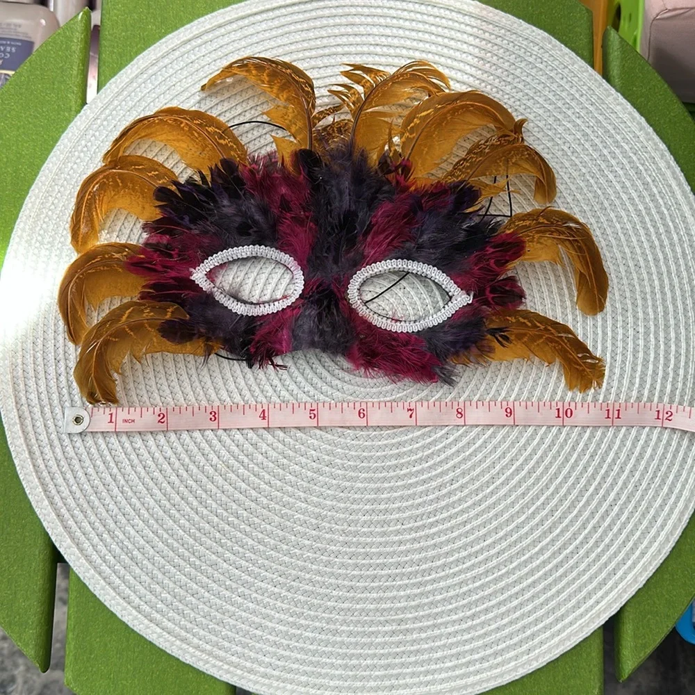 Feathered Masquerade Mask